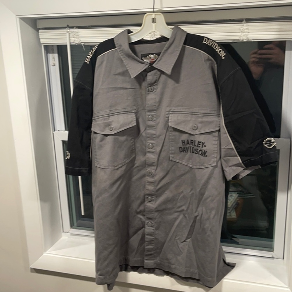 Harley Davidson button up xxxl